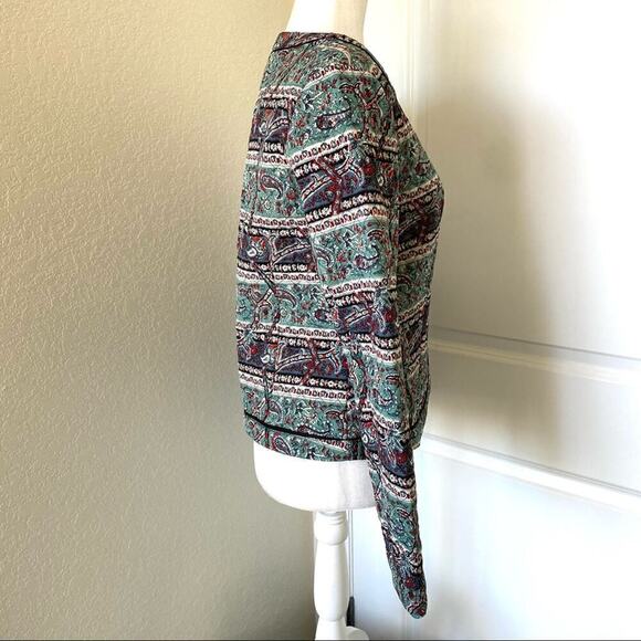 Isani x Target Paisely Snap Front Quilted Jacket - Picture 3 of 8